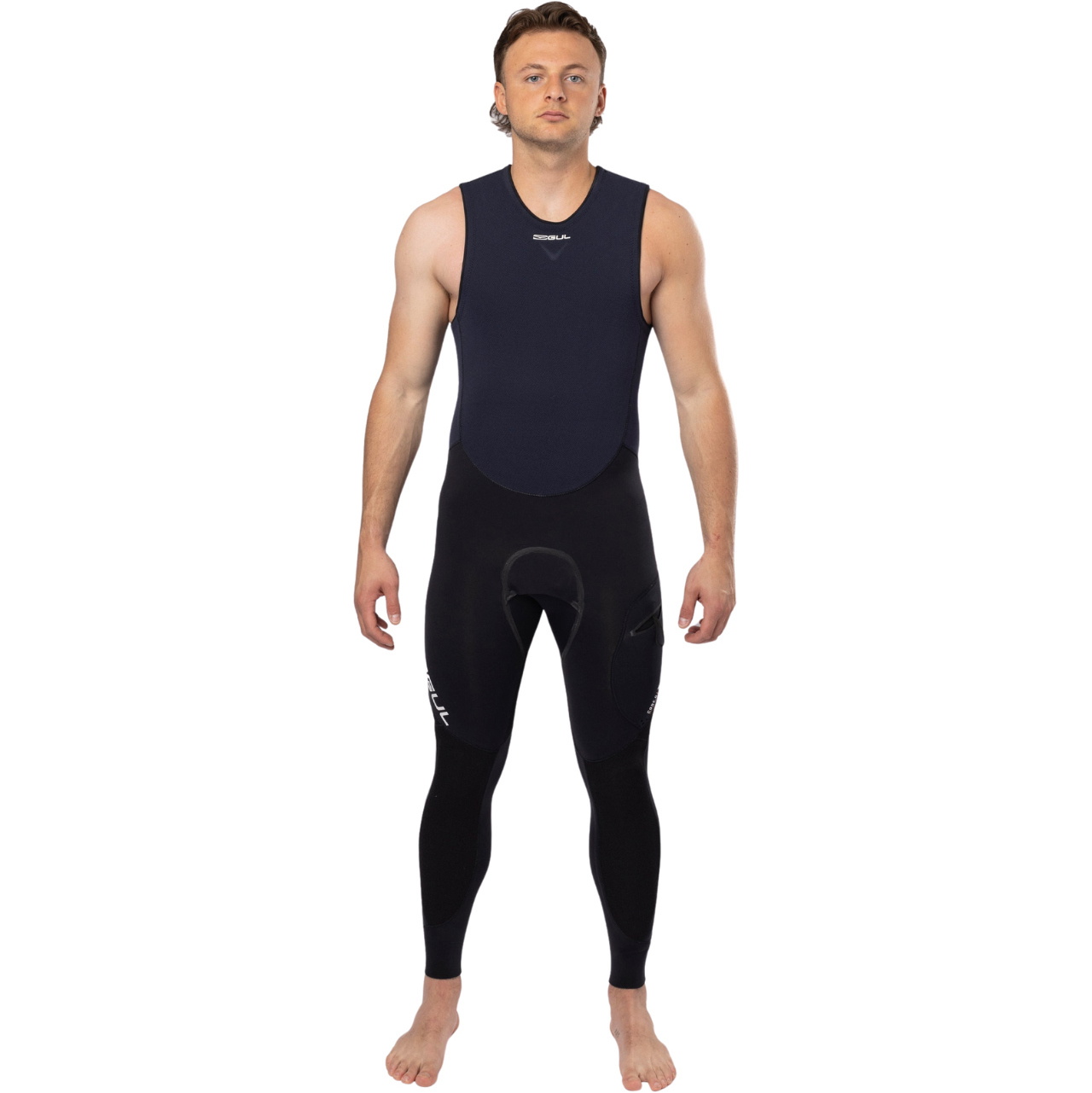 2026 Gul Mens Code Zero 3mm Naeco GBS Long John CZ4207 - Black